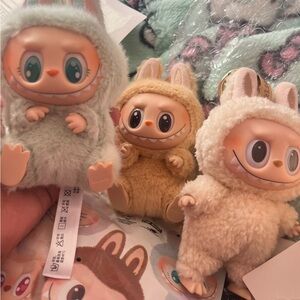 Adorable Labubu  Figures have a seat  blind box